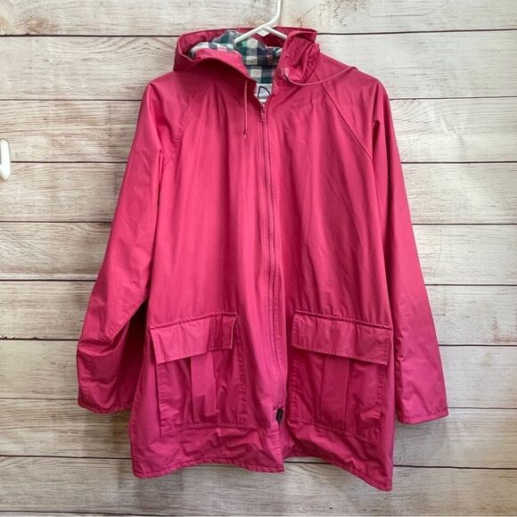 VINTAGE SAILMAKER RAINCOAT IN PINK - Picture 1 of 8